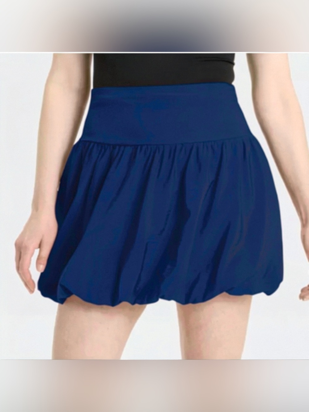A New Day Bubble Mini Skirt Navy